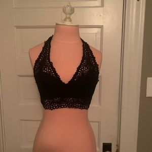 Aerie lace halter bralette